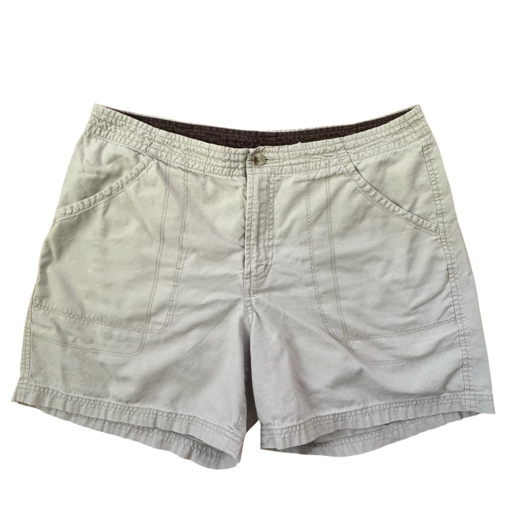 Columbia Women’s‎ Cotton Hiking Shorts Size 16 Beige Outdoor Utility